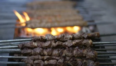 Turkish kebap Stock Photos
