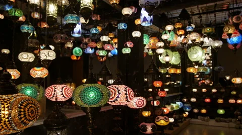 Turkish lights Stock Footage 41042240