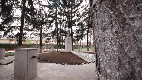 Turkish Martyrs Cemetery Stock Footage 336221839