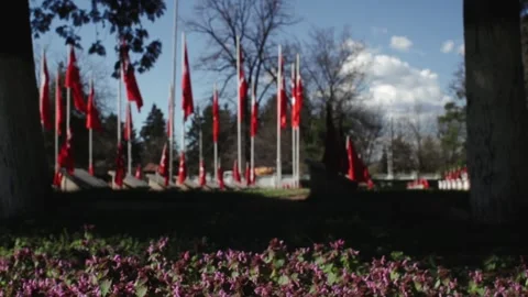 Turkish Martyrs Memorial Stock Footage 336222480