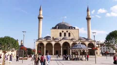 Turkish Mosque Timelapse Stock Footage 49966004