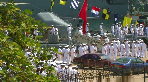 Turkish Navy. Stock Footage 5502783