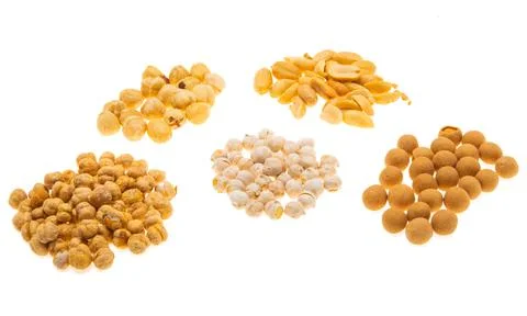 Turkish nuts isolated Stock Photos