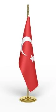 Turkish official flag Stock Illustration