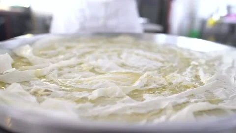 Turkish pastry Stock Footage 153706095