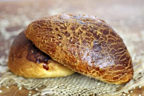 Turkish pastry, pogaca. Stock Photos