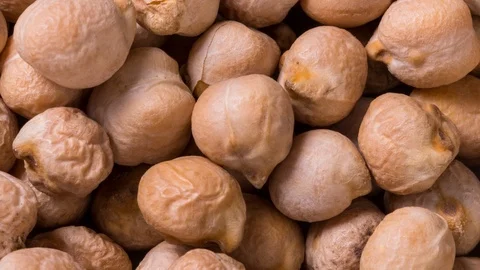Turkish peas textured background, stop motion Stock Footage 125445175