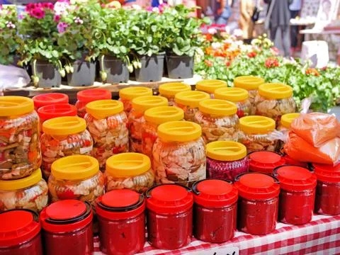 Turkish Pickled Vegetables Stock Photos