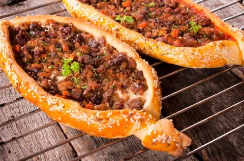 Turkish pide Stock Photos