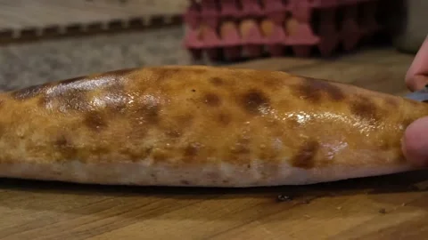 Turkish pide preparation Stock Footage 170118015