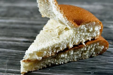 Turkish Pitta bread, Turkish Flatbread which is soft and delicious, ingredi.. Stock Photos