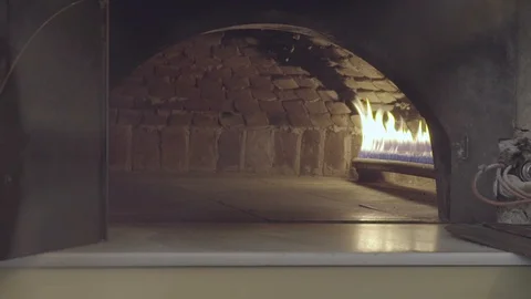 Turkish pizza oven Stock Footage 113501466