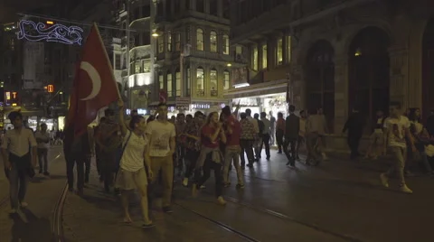 Turkish protests Stock Footage 54817339