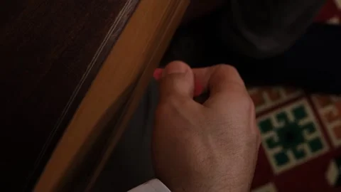 Turkish saz plectrum Stock Footage 241031016