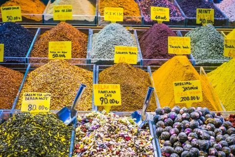 Turkish spices Stock Photos