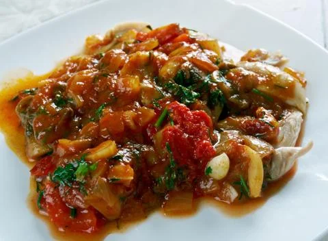Turkish stew with chicken Stock-Fotos