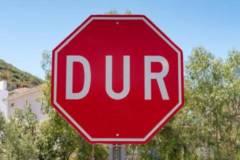 Turkish Stop sign Stock Photos
