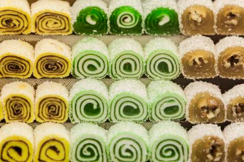Turkish sweets Stock-Fotos