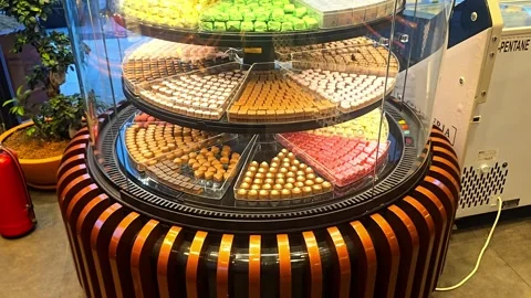 Turkish Sweets Shop Stock Footage 277172297
