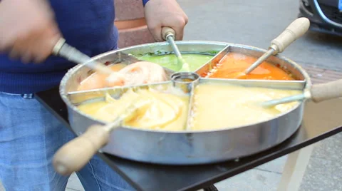 Turkish sweets on the street. Stock Footage 62642608