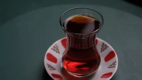 Turkish tea 360 turn Stock Footage 170078712