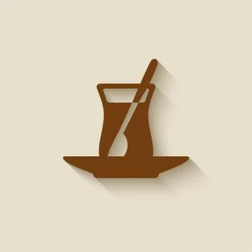 Turkish tea design element Stock-Illustration