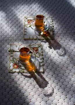 Turkish tea Foto stock