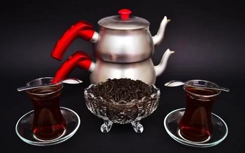 Turkish tea Stock Photos