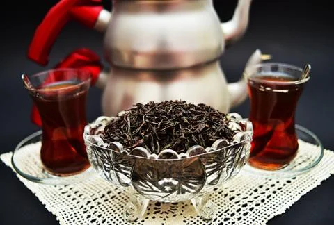 Turkish tea Stock Photos