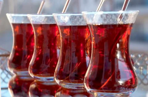 Turkish tea. Stock Photos