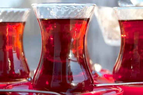 Turkish tea. Foto stock