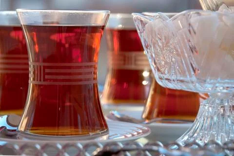 Turkish tea. Stock Photos