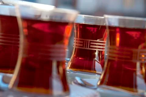 Turkish tea. Stock Photos