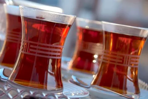 Turkish tea. Foto stock