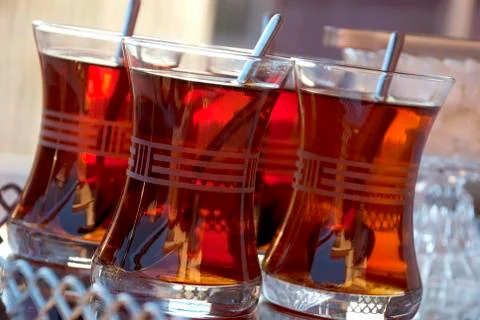 Turkish tea. Stock Photos