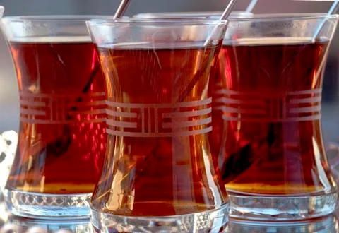 Turkish tea. Stock Photos