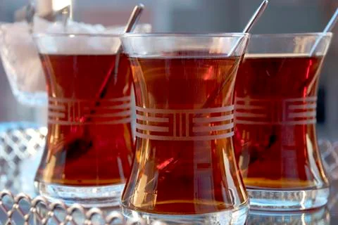 Turkish tea. Stock Photos