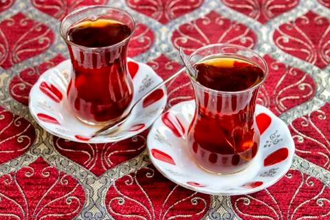 Turkish tea Stock Photos