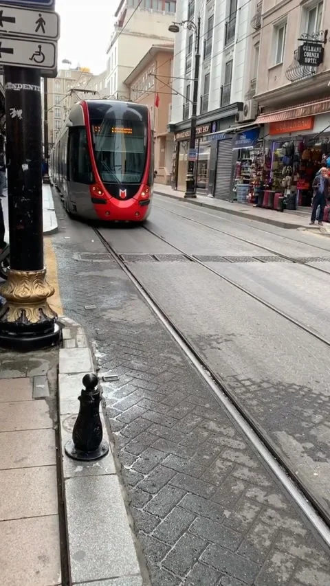 Turkish tram Stock Footage 166812516