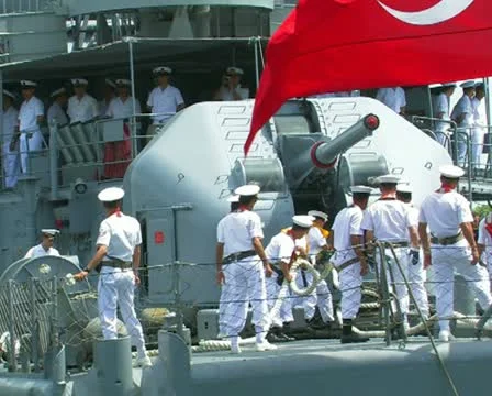 Turkish warship. #37 Stock Footage 10732008