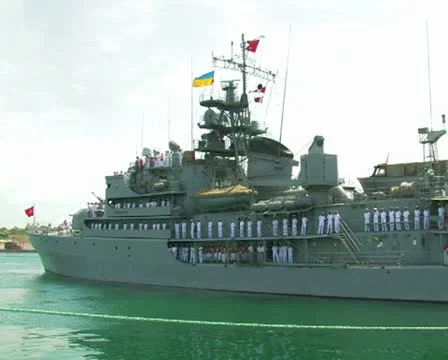 Turkish warship. #41 Stock-Footage 10732108