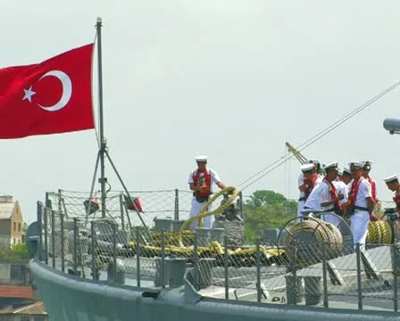 Turkish warship. #44 Stock-Footage 10735259