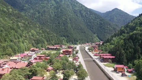 Turkish Wilderness Seen from the Sky Video stock 248828761