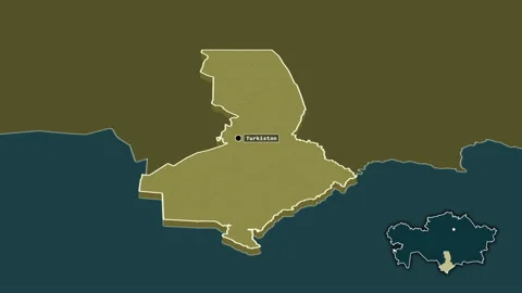 Turkistan, Kazakhstan, extruded. Pattern Stock Footage 162537252