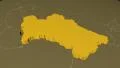 Turkmenistan extruded. Solids. 4k or 4k+ Resolution