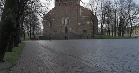 Turku Cathedral Stock Footage 43649774