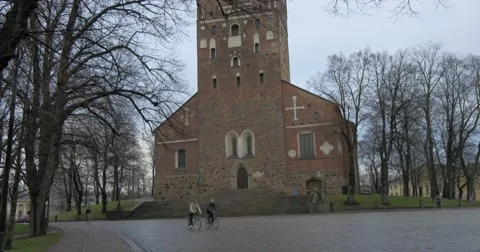 Turku Cathedral Stock Footage 43649835