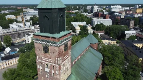 Turku Cathedral Stock Footage 278370382