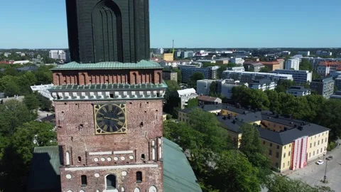 Turku Cathedral Video stock 278612520
