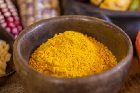 Turmeric - closeup Stock Photos